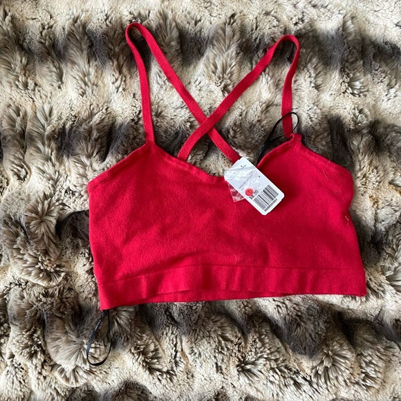 Forever 21 sweater knit bralette top - Picture 2 of 4